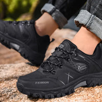 Brand Men Winter Snow Boots Waterproof Leather Sneakers Super  Warm Men's Boots Outdoor Male Hiking Boots Work Shoes Size 39-47
