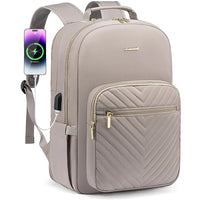 LOVEVOOK Luxury Nylon Teen College School Bookbags Waterproof Business 15.6 17 Inch Travel Laptop Backpacks Bags for Women Girls