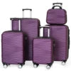 5-Piece Family Travel Luggage Set with Vanity Case - Elegant, Portable & Impact-Resistant - MANDOTOS INTERNATIONAL