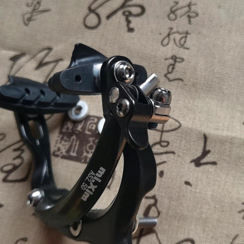 New Bicycle V-Brake AS2.5D-C Racing Road Dual Pivot Bike Aluminum Side Pull Caliper Brake Front Rear Brake 55-72mm MANDOTOS