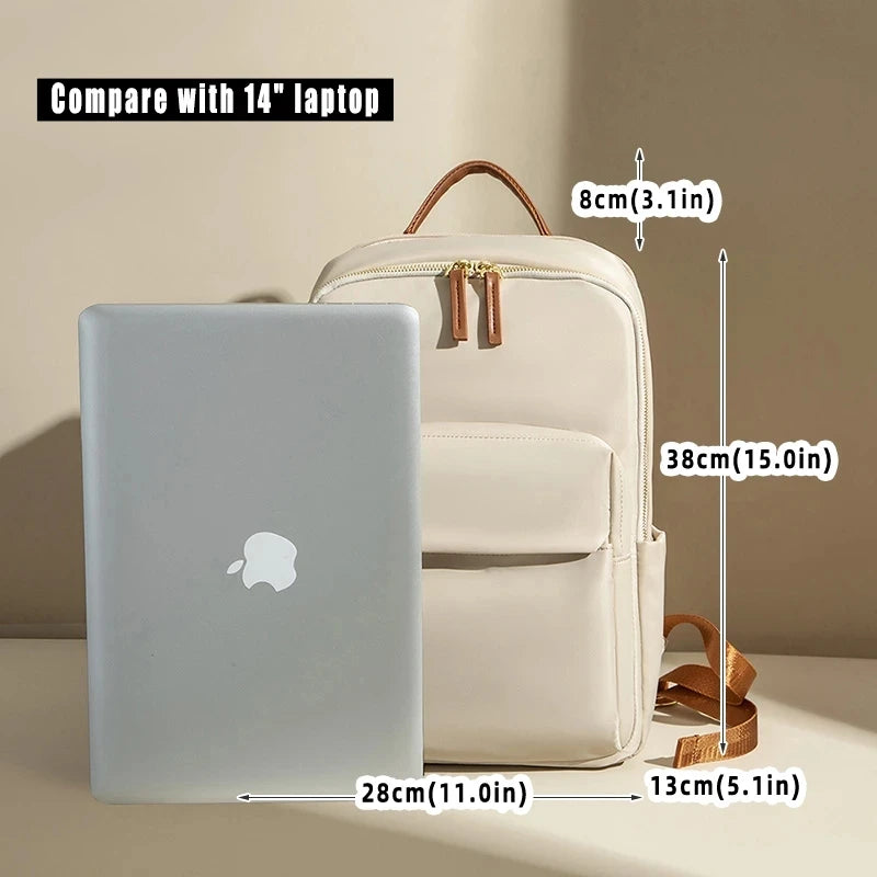 Laptop Backpack for Women and Men Students Class School Waterproof Travel Business Nylon Casual High Capacity Quality Back Bags