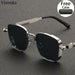 Trendy Unique Reflective Punk Sunglasses | High-Quality Unisex Design with Case, Perfect for Outdoor Travel/Driving/Summer Beach