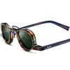 Borregls Acetate Sunglasses Women 2025 New Brand Designer Vintage Small Oval Polarized UV400 Sun Glasses Men Shades 19175T