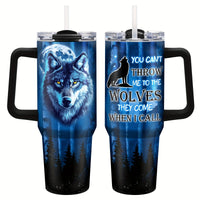 Custom logo 40 oz Stainless Steel Double Wall Vacuum Metal Cup Travel Coffee Mug 40oz Tumbler with Handle