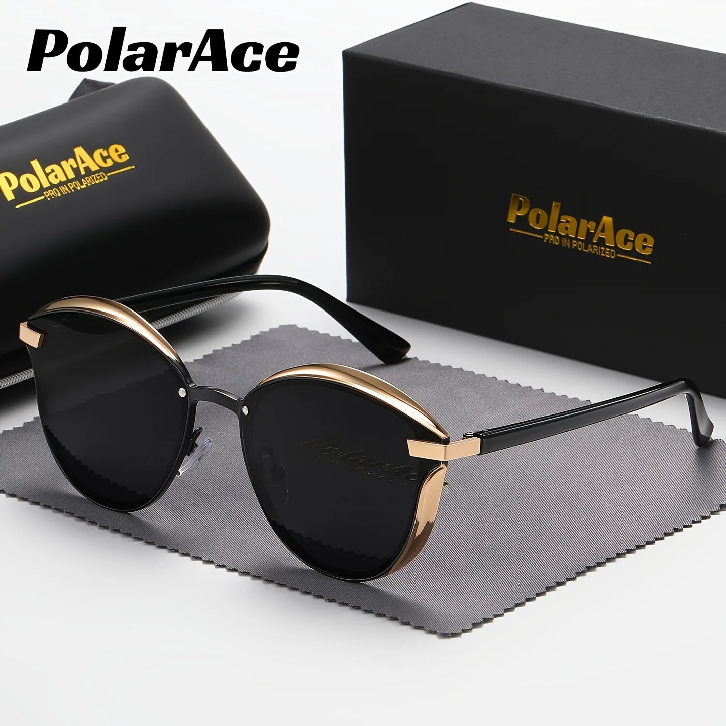 Polarized Fit Over Sunglasses for Women Thin Temple Anti Glare Sunshades for Driving