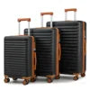 US Warehouse Luxury Lightweight Hard Shell 3 Pieces Travel Suitcases Set 20 24 28 Inch 3-Pieces Travel Suitcase Luggage Set