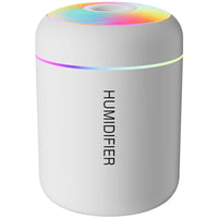 Portable Household Humidifier Mini Ultrasonic Diffuser USB Powered with LED Lamp Suitable for Home Office and Car Travel