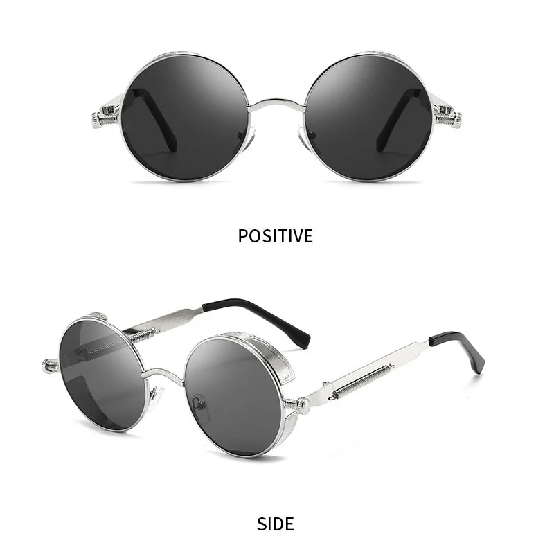 Vintage Punk Street Style Sunglasses Personality Windproof Eyewear Unisex Hip Hop Sun Glasses