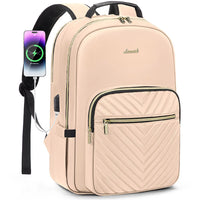 LOVEVOOK Luxury Nylon Teen College School Bookbags Waterproof Business 15.6 17 Inch Travel Laptop Backpacks Bags for Women Girls