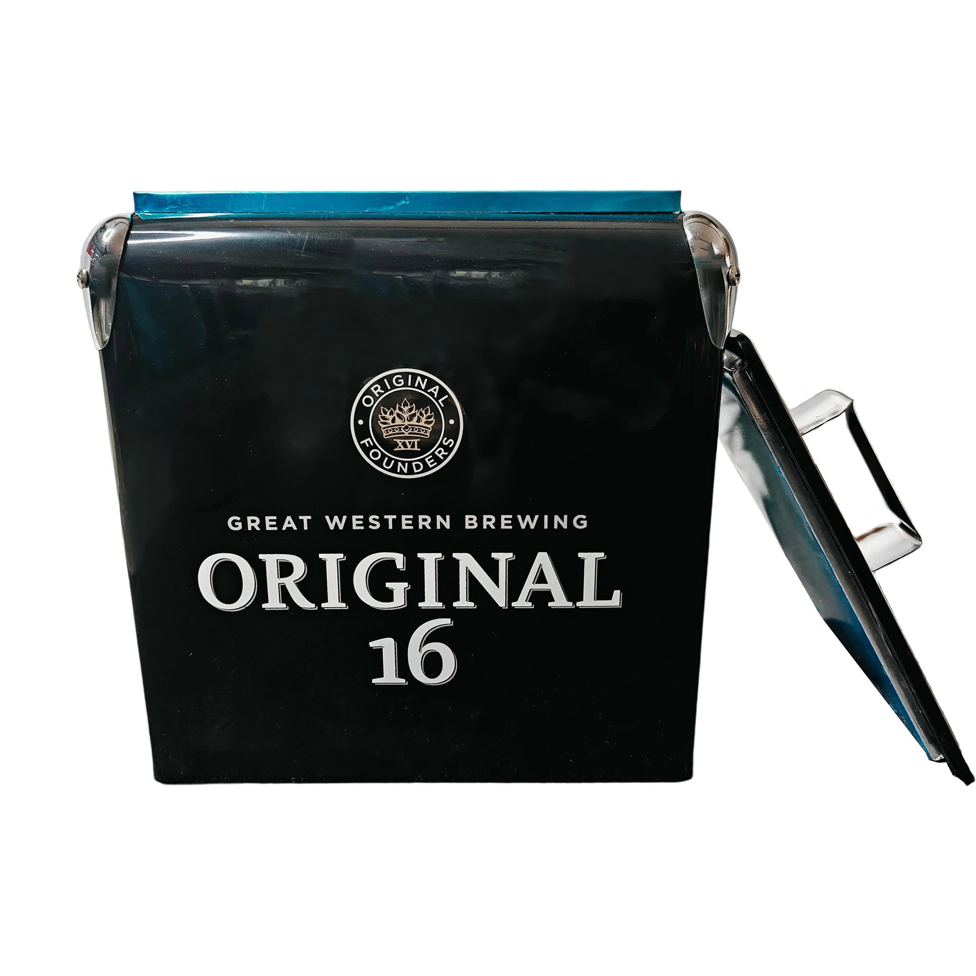 Vintage Iron Cooler Box - 13L Outdoor Camping BBQ Picnic Ice Chest - MANDOTOS INTERNATIONAL