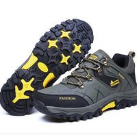 Brand Men Winter Snow Boots Waterproof Leather Sneakers Super  Warm Men's Boots Outdoor Male Hiking Boots Work Shoes Size 39-47