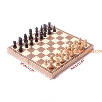 30x30cm Factory Price Wooden International Chess Set Board Travel Games Chess Other Game Accessories