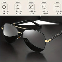 Unisex Polarized Stylish Eyewear, Suitable for Travel and Driving