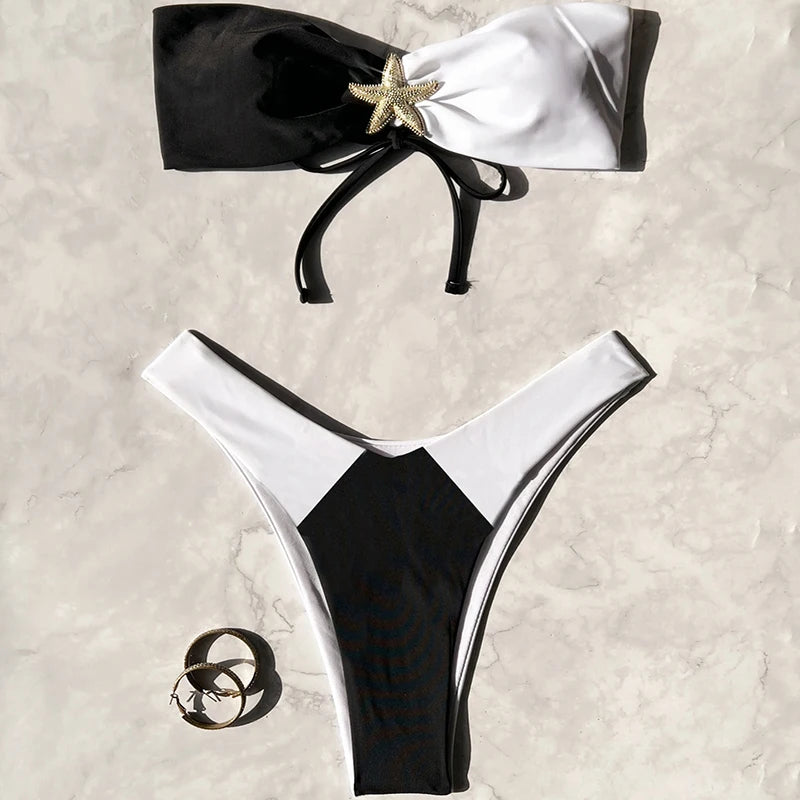 High Waist Swimsuit Set for Plus Size Women | Push-up Bikini Bathing Suit - MANDOTOS INTERNATIONAL