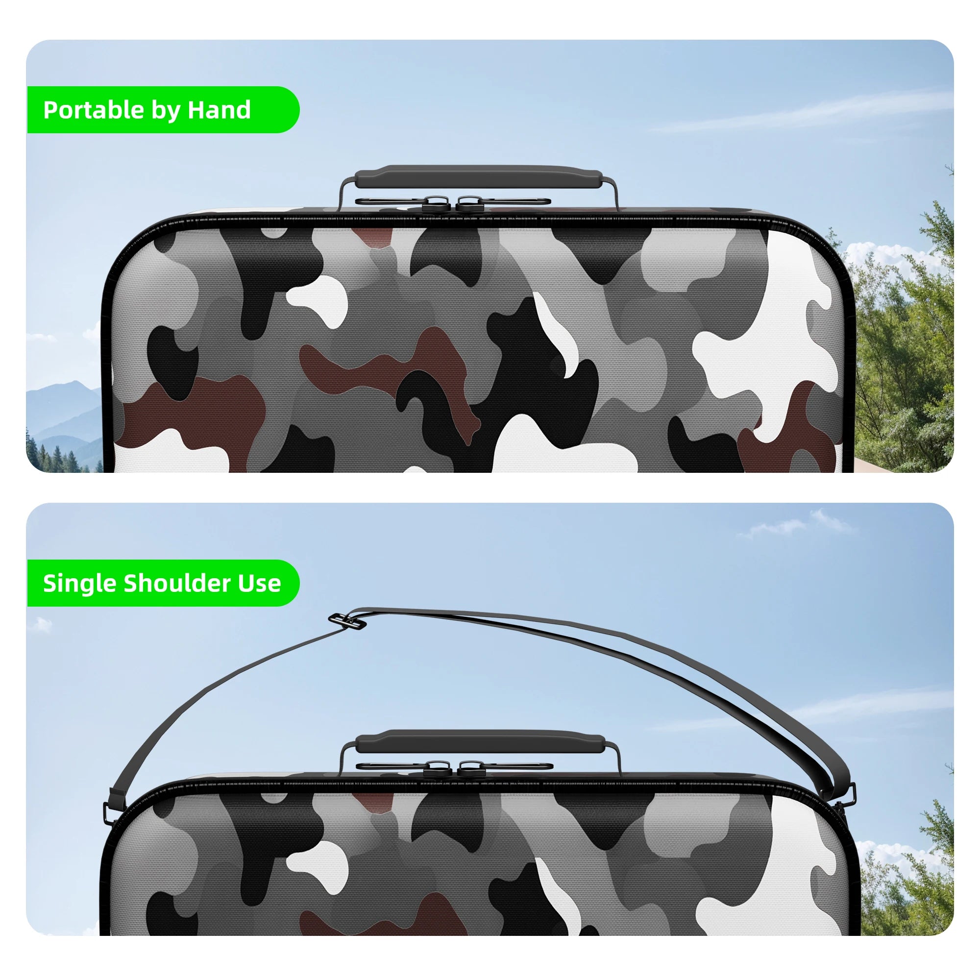 Starlink Mini EVA Camo Hard Shell Protective Case Waterproof Shockproof Storage Carrying Box For Travel And Outdoor Adventure