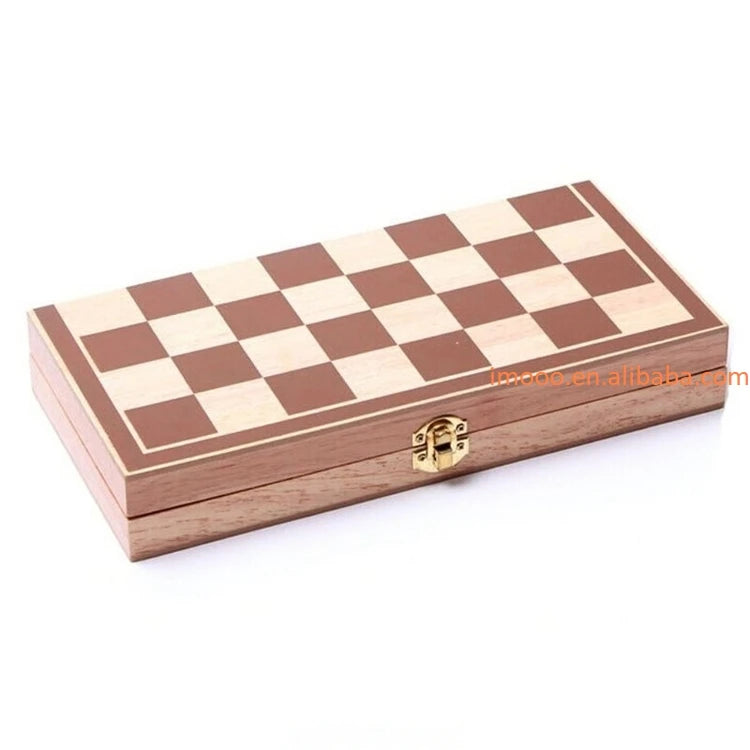 30x30cm Factory Price Wooden International Chess Set Board Travel Games Chess Other Game Accessories