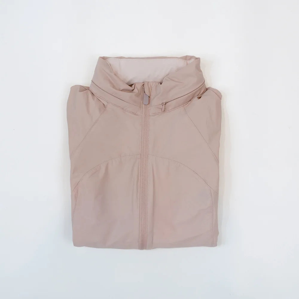 New Summer Women Sunscreen Coat Hooded Outdoor Sunshade Breathable UV Resistant Ice Silk Long Sleeve Sports Running Jacket