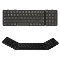 Full Size Foldable Wireless Keyboard with Numeric Keypad Wireless Folding Keyboard Rechargeable Portable Travel Keyboard
