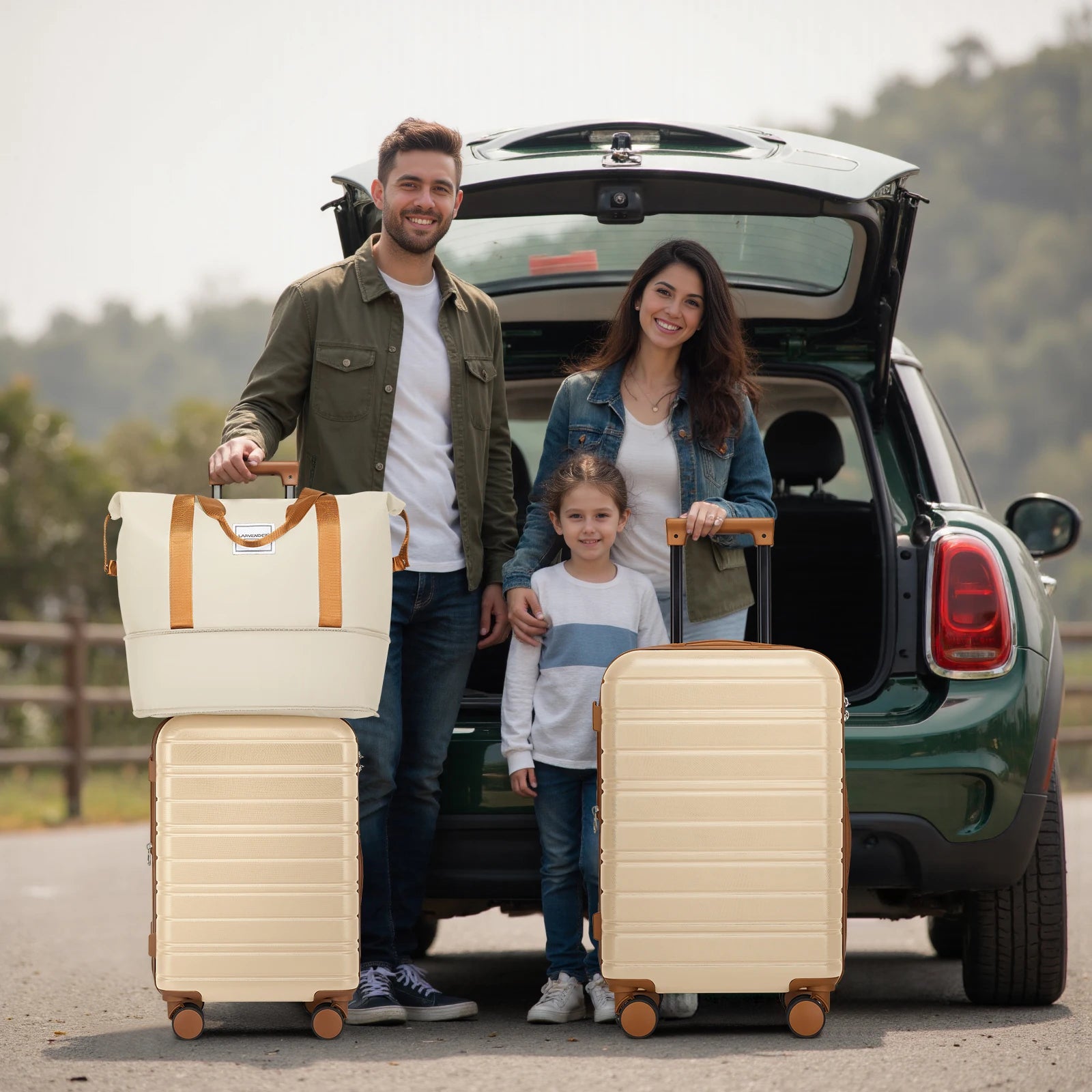 Water-Resistant Travel Luggage Sets with TSA Lock and Gym Bags - MANDOTOS INTERNATIONAL