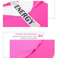 Women Gym Tops Black Sleeveless Yoga Top Women Fitness Shirt Gym Vest Running workout Sports Tops Letter Backless Shirt