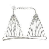 High Quality Party Sexy Women Crystal Thong Panties Rhinestone Shiny Bikini Chain Jewelry Lingerie Sets