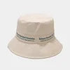 High Quality Twill Cotton Beige Bulk Silk Screen Custom Logo Summer Sun Hat