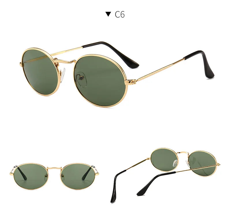 Custom logo Metal Frame Sunglasses Round Supplier Wholesale Factory Price Sale
