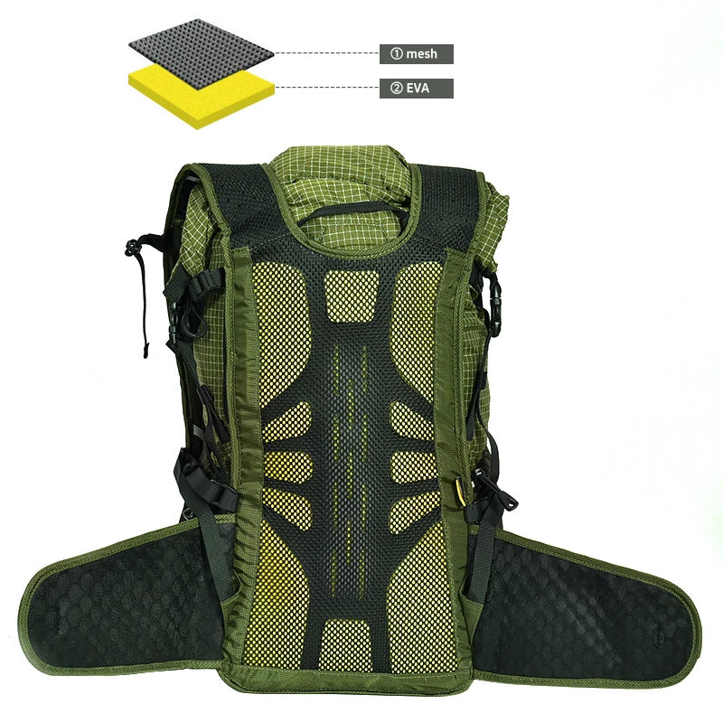 ANMEILU Custom Large Capacity Multifunctional Nylon Backpack Hydration Backpack for Mountain Camping Travel Hiking and Sports