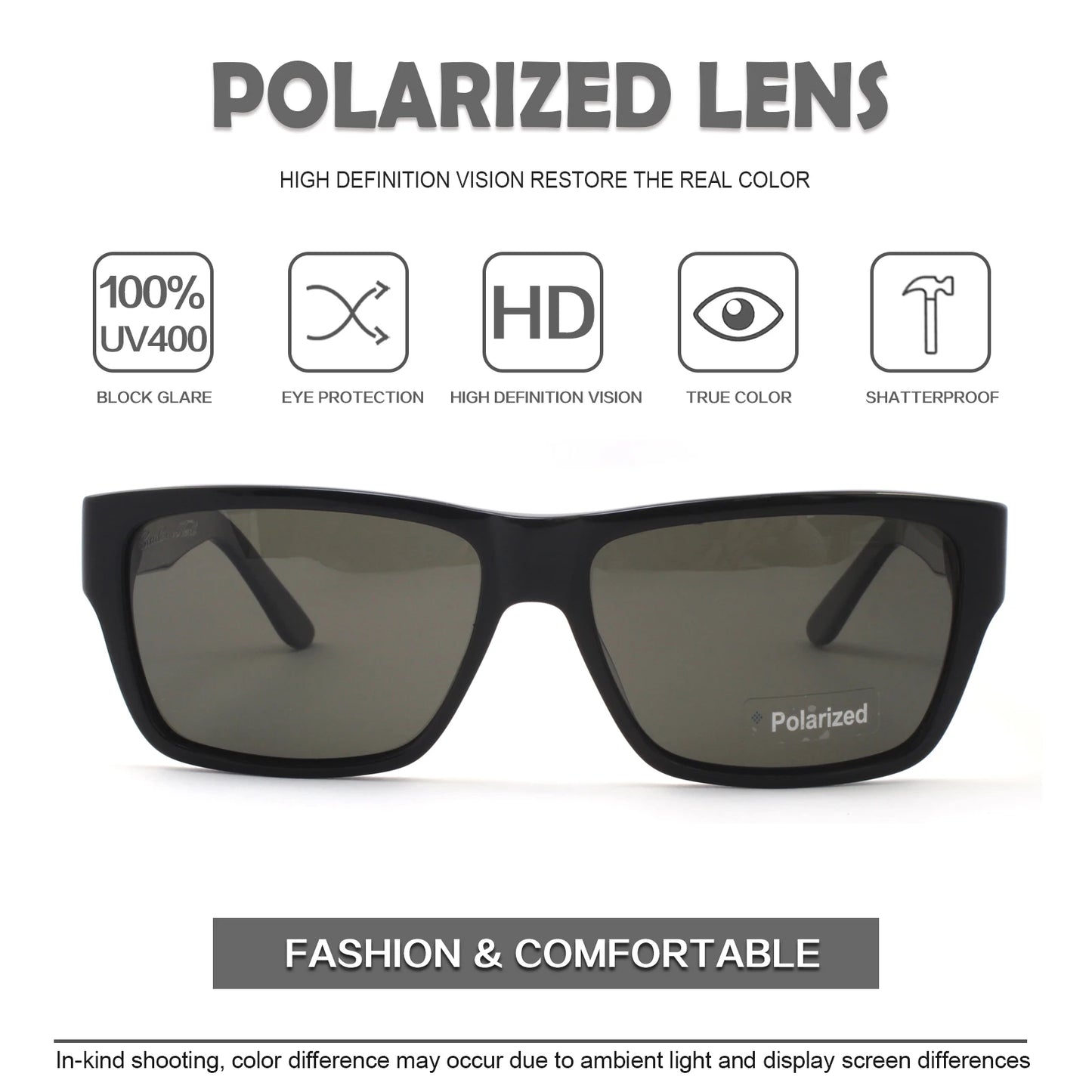 Sunglasses Men's Driving Glasses Outdoor Cycling Sports Square Windproof Custom Sunglasses