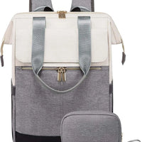 Super Lightweight Women's Travel Laptop Backpack with Curved Shoulder Straps - MANDOTOS INTERNATIONAL