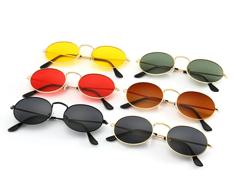 Custom logo Metal Frame Sunglasses Round Supplier Wholesale Factory Price Sale