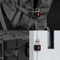Multicolor Family Travel Kit with TSA Approved Luggage Lock Set - MANDOTOS INTERNATIONAL