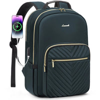 LOVEVOOK Luxury Nylon Teen College School Bookbags Waterproof Business 15.6 17 Inch Travel Laptop Backpacks Bags for Women Girls