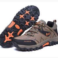 Brand Men Winter Snow Boots Waterproof Leather Sneakers Super  Warm Men's Boots Outdoor Male Hiking Boots Work Shoes Size 39-47