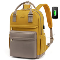 LOVEVOOK Fashion Stylish Girls Travel School Nylon BookBag With USB Waterproof Teacher Nurse Student Laptop Backpack for Women