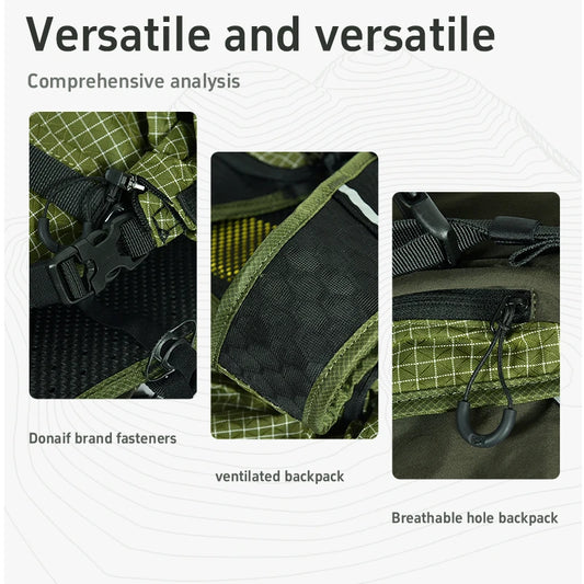 ANMEILU Custom Large Capacity Multifunctional Nylon Backpack Hydration Backpack for Mountain Camping Travel Hiking and Sports