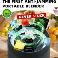 Ice Crushing Portable Blender Rechargeable Portable Smoothie Blender Cordless Personal Travel Blender