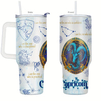 Personalized 40oz Steel Vacuum Tumbler with Handle - MANDOTOS INTERNATIONAL