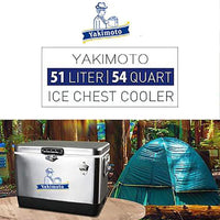 Stainless Steel Cooler Box - Portable Travel Party Camping Ice Bucket - MANDOTOS INTERNATIONAL