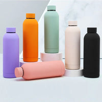 500ml Insulated Sports Water Bottle Stainless Steel Leak Proof Reusable BPA Free Thermos for Gym Travel Hiking