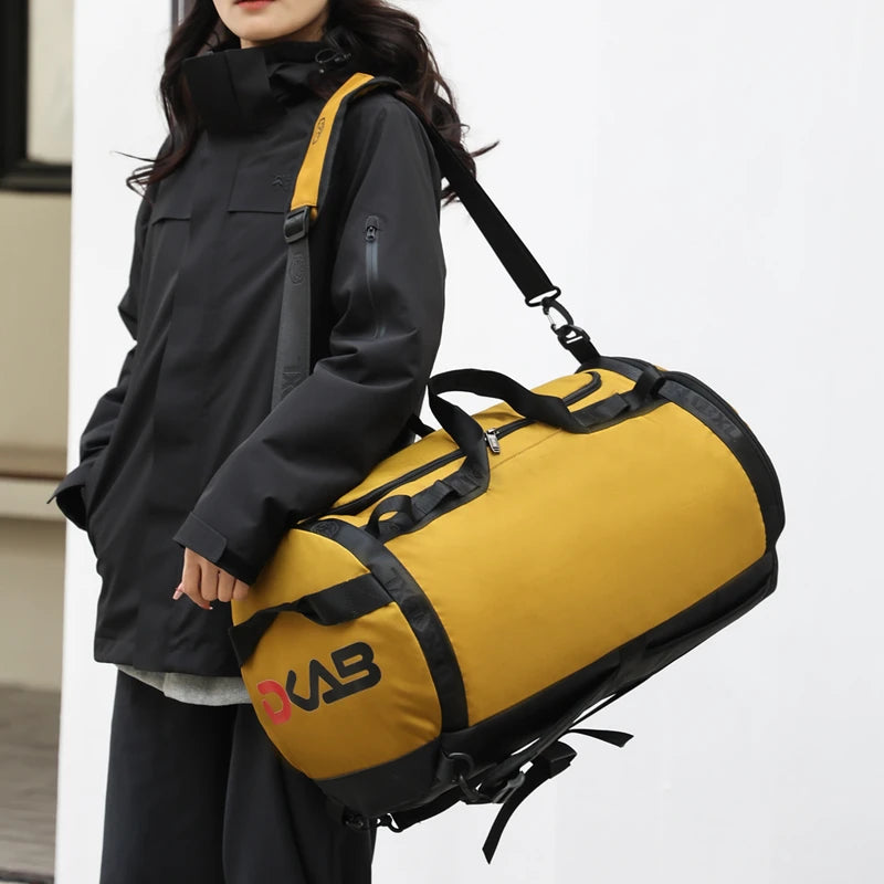 Remoid Custom Oxford Waterproof Gym Bags Men Large Capacity Sports Fitness Duffel Tote Sports Travel Bags With Shoe Compartment