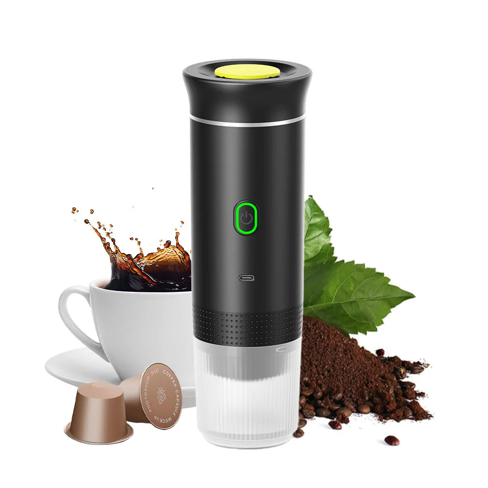 Portable Capsule Espresso Machine Heating Water Coffee Maker Handheld Automatic Espresso Machine With Travel Case