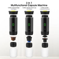 Portable Capsule Espresso Machine Heating Water Coffee Maker Handheld Automatic Espresso Machine With Travel Case