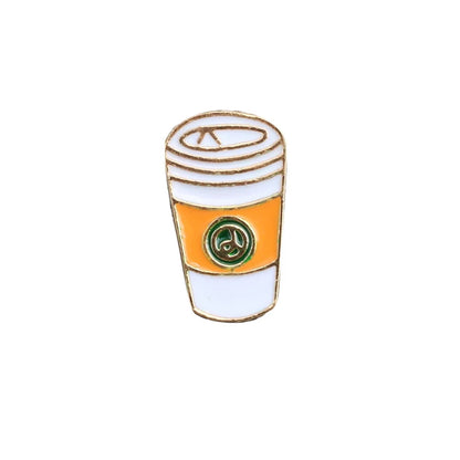 13 Style Snack Brooch Burger Pizza Chicken Drinks Coffee Popcorn French Fries Hot Dog Enamel Pins Food Brooche For Women Jewelry - MANDOTOS