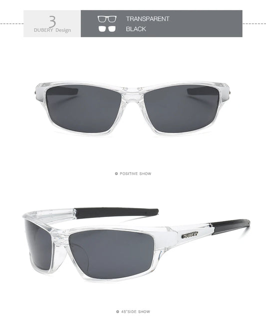 DUBERY 2022 Fashion Polarized Night Vision Sunglasses Trade Driving Custom Men Sunglasses Hot Selling Sport Glasses