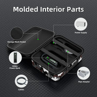 Starlink Mini EVA Camo Hard Shell Protective Case Waterproof Shockproof Storage Carrying Box For Travel And Outdoor Adventure