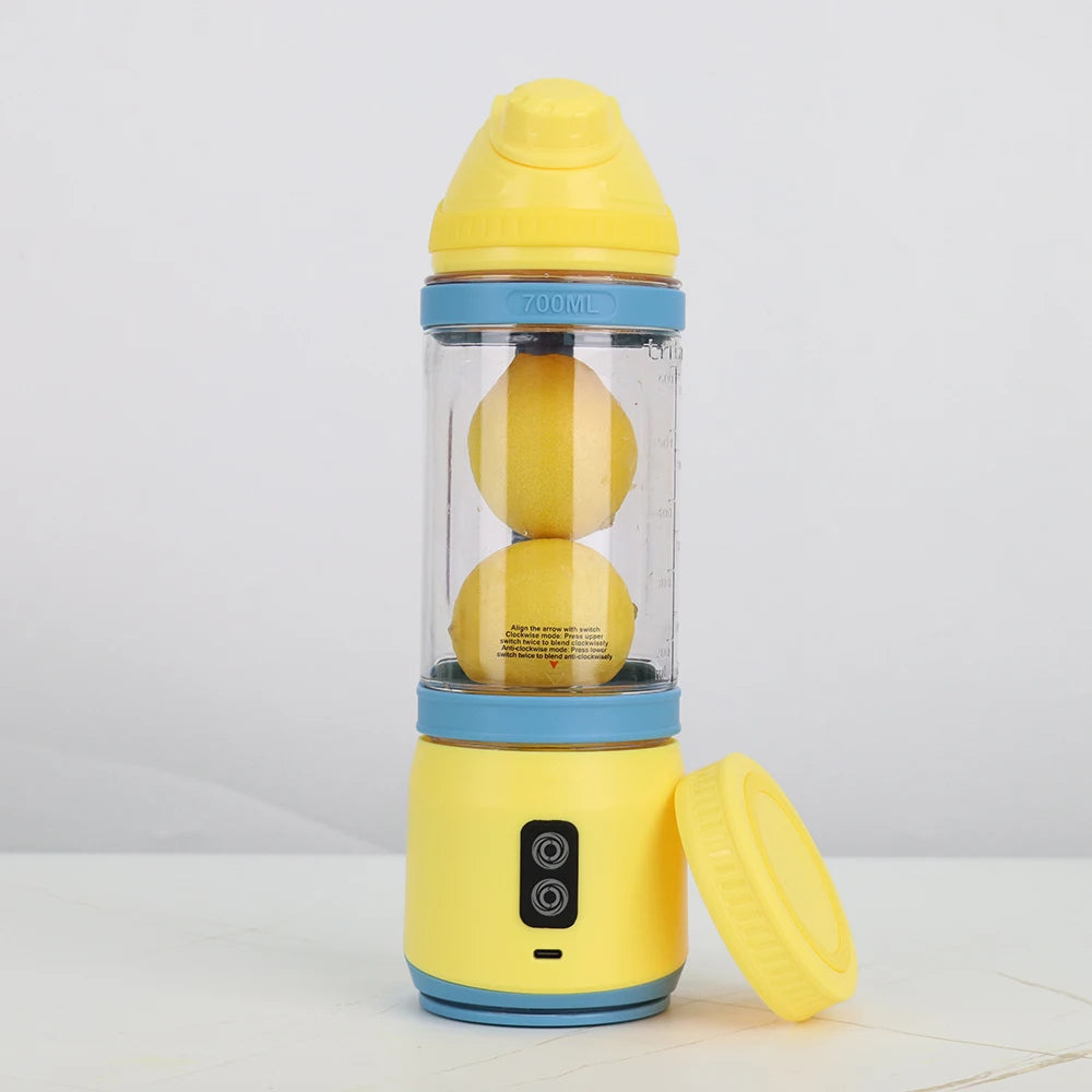 Ice Crushing Portable Blender Rechargeable Portable Smoothie Blender Cordless Personal Travel Blender