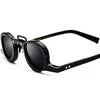 Borregls Acetate Sunglasses Women 2025 New Brand Designer Vintage Small Oval Polarized UV400 Sun Glasses Men Shades 19175T