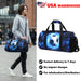 Sports Duffle Bag for Boys Football Gymnastic Bags with Wet Pocket Shoes Compartment Lightning Travel Duffel Bag