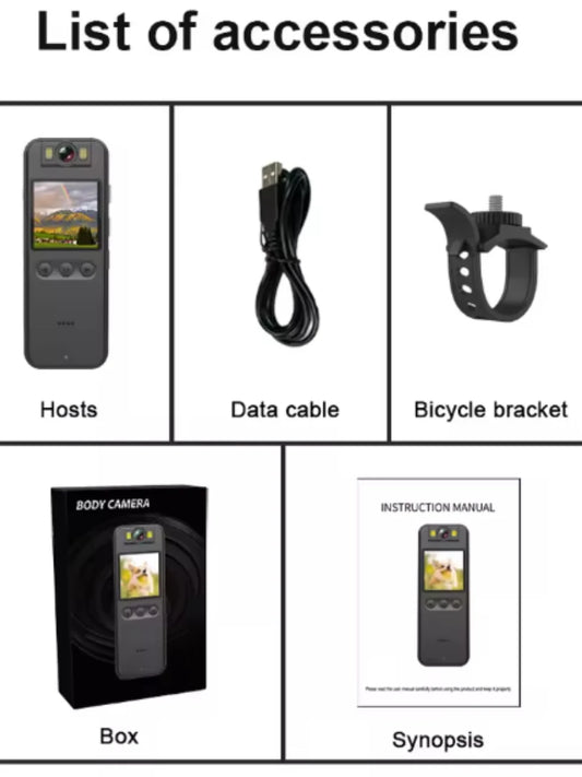 Newest Design H82 Real 1080P HD Resolution Camera Audio and Video Recording Mini Digital Camera
